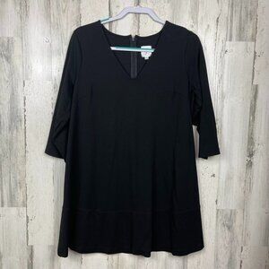 The Nines by Hatch knit midi dress maternity black size Medium comfy classic